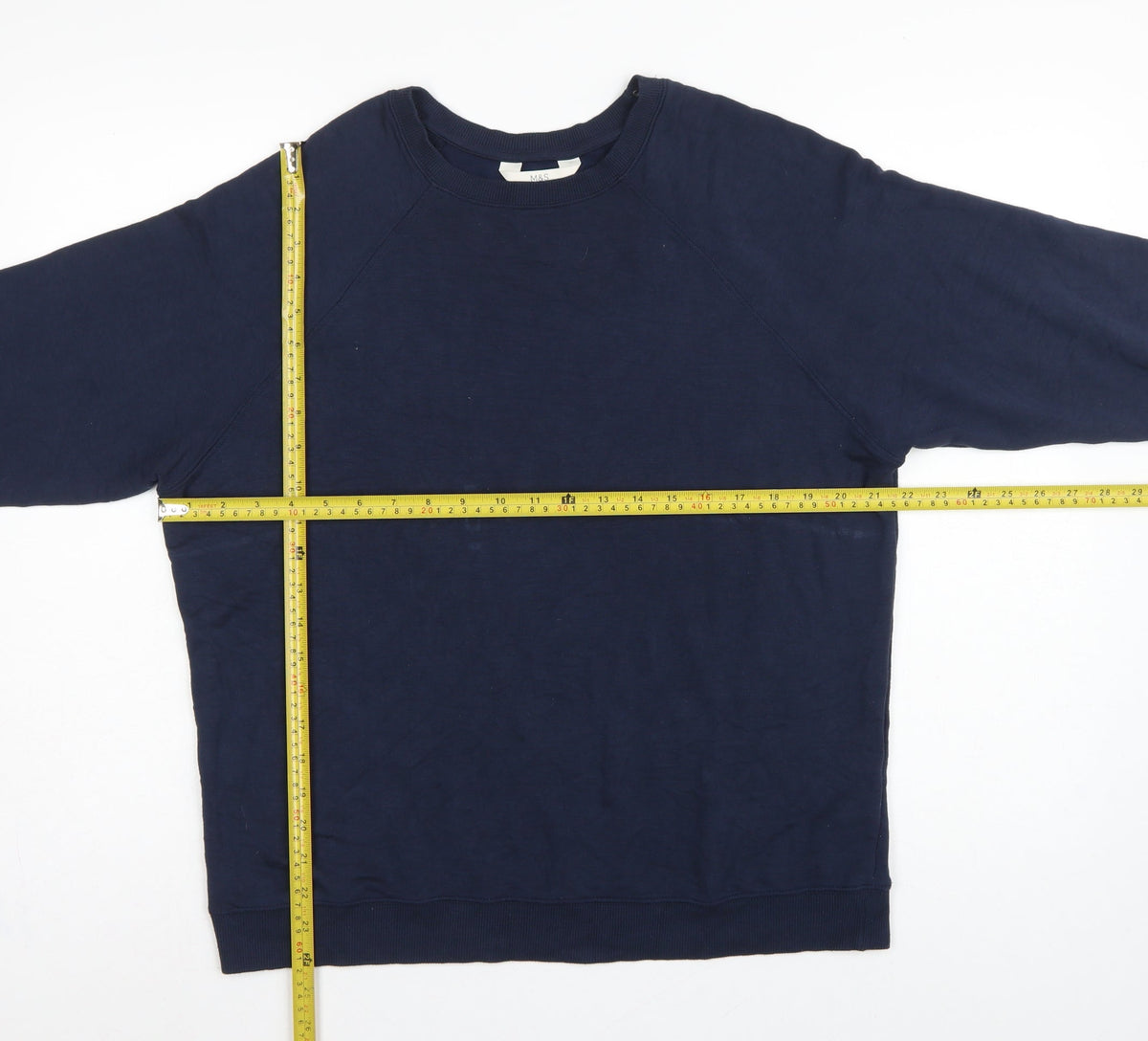 Marks and Spencer Women’s Navy Small Pullover Crew Neck Sweatshirt