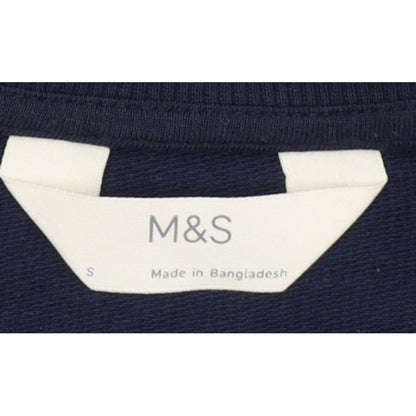 Marks and Spencer Women’s Navy Small Pullover Crew Neck Sweatshirt