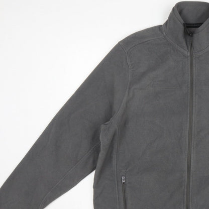 Ozark Trail Men’s Grey XL Fleece Jacket Full Zip Outdoor