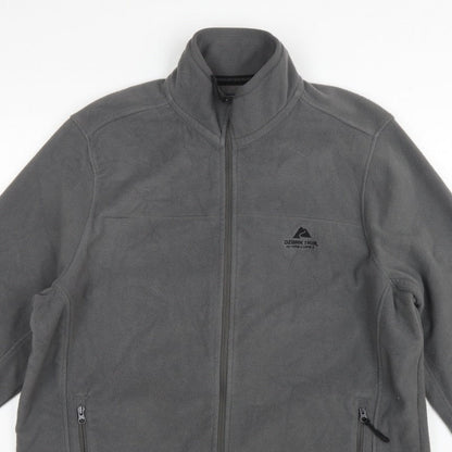 Ozark Trail Men’s Grey XL Fleece Jacket Full Zip Outdoor