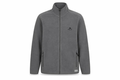 Ozark Trail Men’s Grey XL Fleece Jacket Full Zip Outdoor