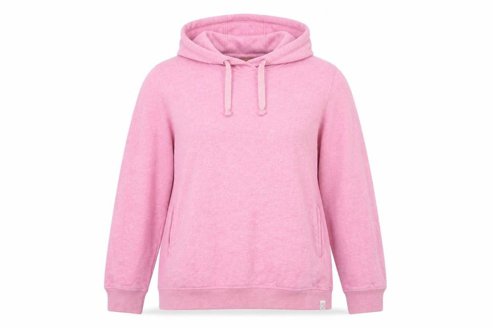 Fat Face Women’s Pink M Pullover Hoodie Drawstring Pockets Cotton Blend