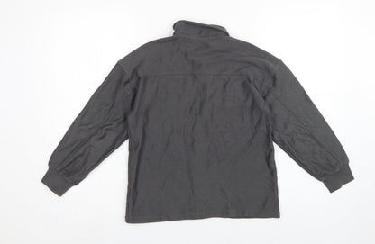 Next Boys Grey 9 Years Basic Button-Up Long Sleeve Cotton Shirt