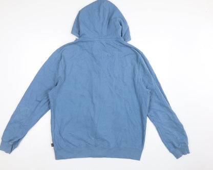 Finisterre Men’s Blue Organic Cotton L Full Zip Hooded Hoodie