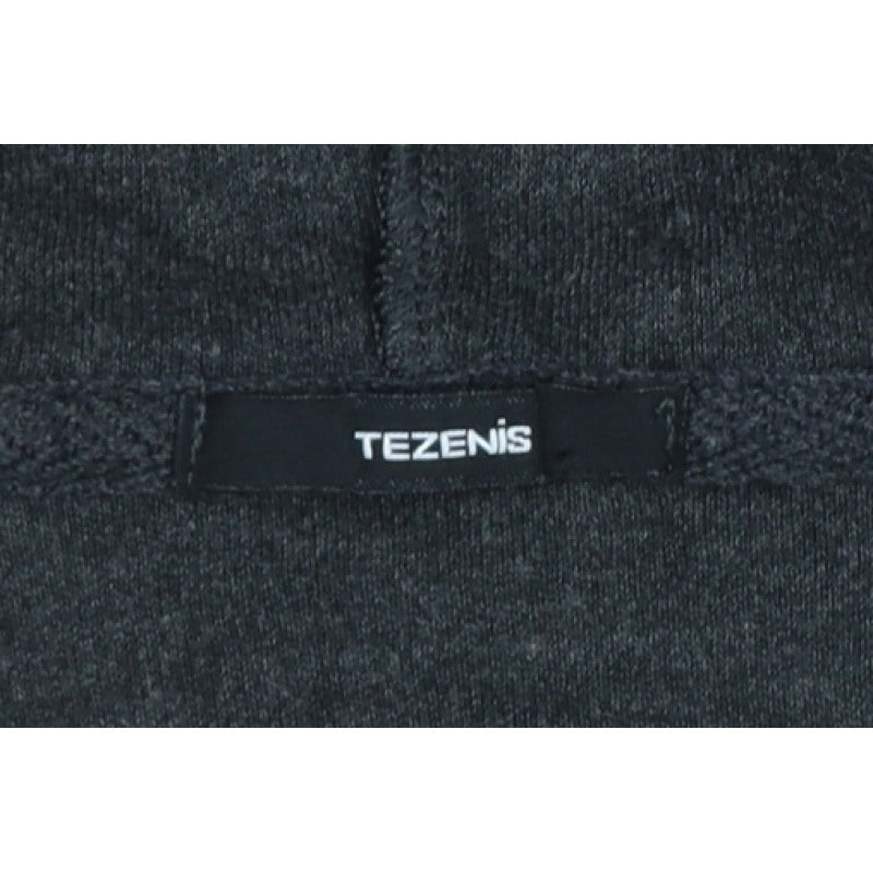 Tezenis Women’s Grey Size S Full Zip Hooded Hoodie Pockets