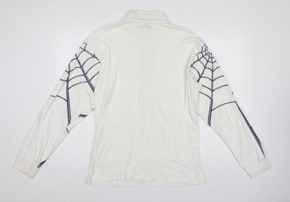 Spyder Men’s White M 1/4 Zip Spider Graphic Ski Sweatshirt Pullover