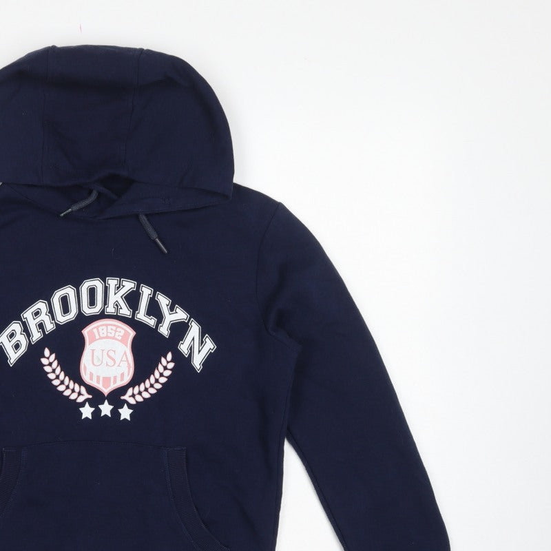 Tokyo Laundry Boys Blue 12-13 Years Pullover Hoodie Brooklyn USA