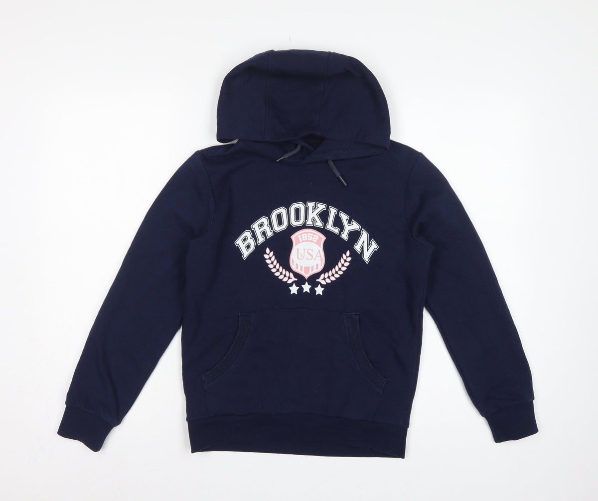 Tokyo Laundry Boys Blue 12-13 Years Pullover Hoodie Brooklyn USA