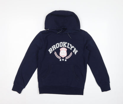 Tokyo Laundry Boys Blue 12-13 Years Pullover Hoodie Brooklyn USA