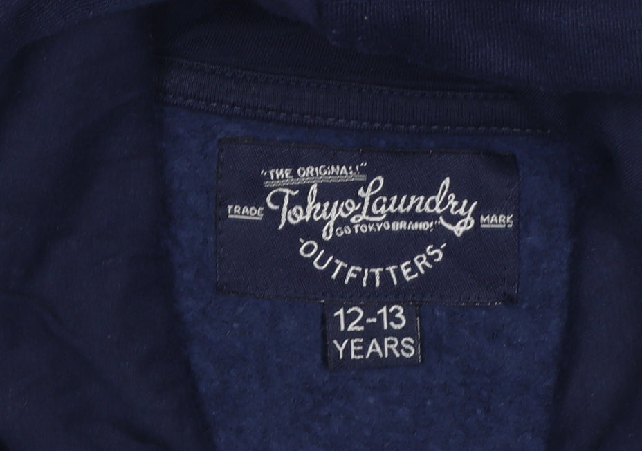 Tokyo Laundry Boys Blue 12-13 Years Pullover Hoodie Brooklyn USA