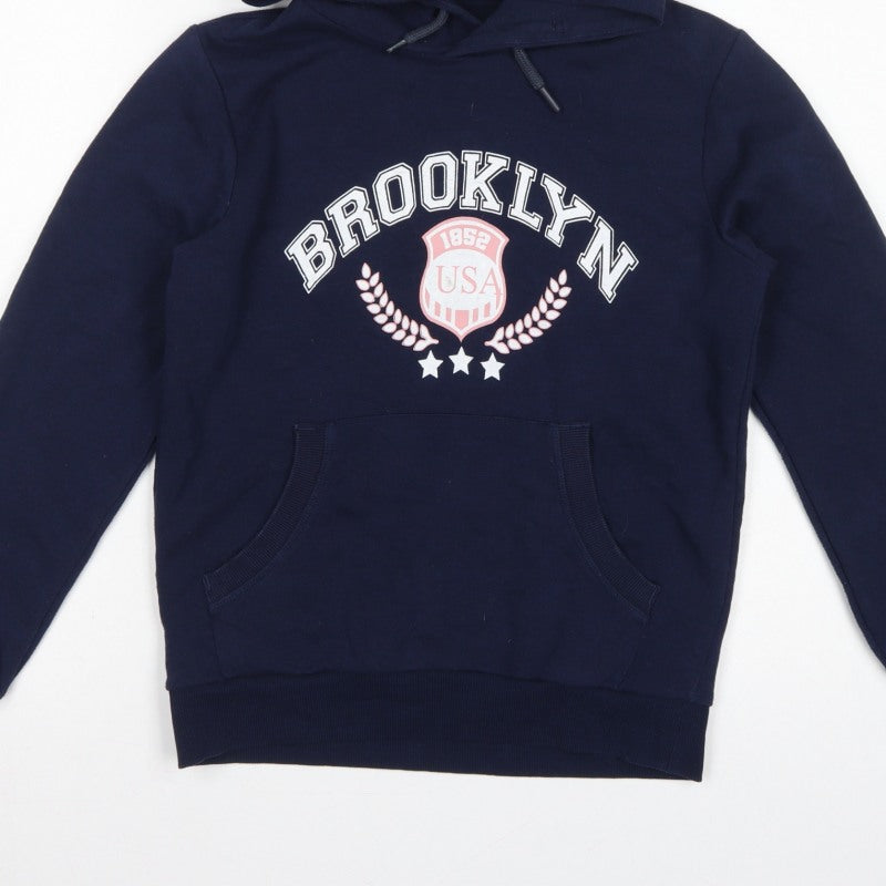 Tokyo Laundry Boys Blue 12-13 Years Pullover Hoodie Brooklyn USA
