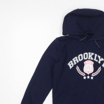 Tokyo Laundry Boys Blue 12-13 Years Pullover Hoodie Brooklyn USA