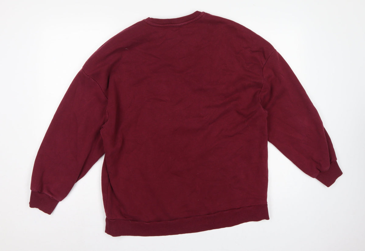 V by Very Women’s Red Georgia USA Graphic Crew Neck Sweatshirt M
