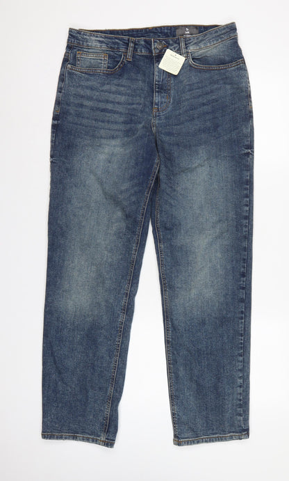 Tu Men’s Blue 34 Straight Fit Stretch Denim Jeans 5 Pocket