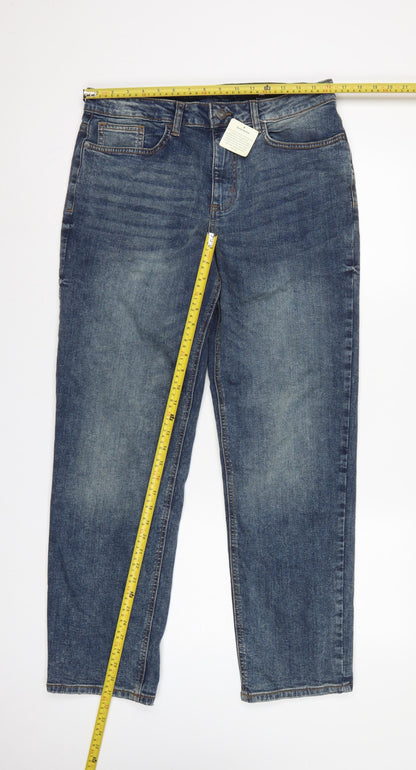 Tu Men’s Blue 34 Straight Fit Stretch Denim Jeans 5 Pocket