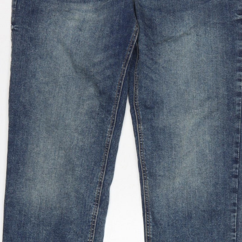 Tu Men’s Blue 34 Straight Fit Stretch Denim Jeans 5 Pocket