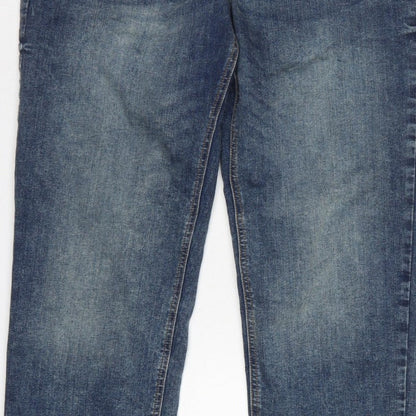 Tu Men’s Blue 34 Straight Fit Stretch Denim Jeans 5 Pocket