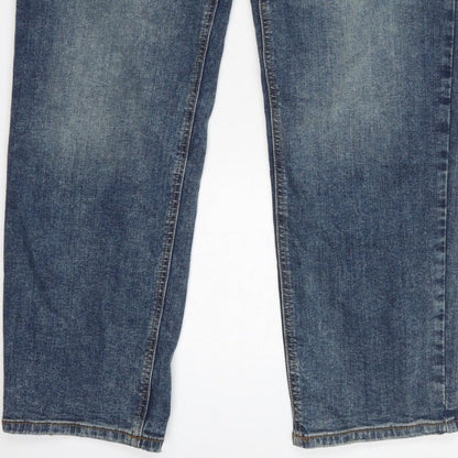 Tu Men’s Blue 34 Straight Fit Stretch Denim Jeans 5 Pocket