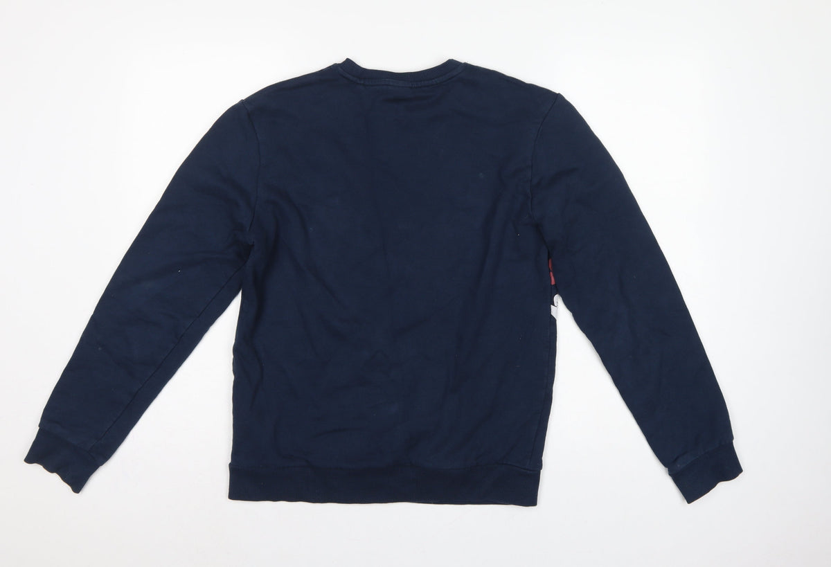 Disney Unisex Adults Navy S Pullover Christmas Mickey Friends Sweatshirt