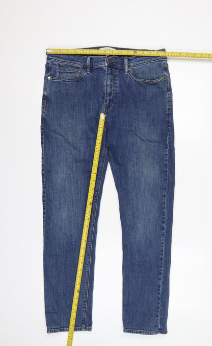 Marks and Spencer Men’s Blue 32/31 Slim Fit Tapered Jeans