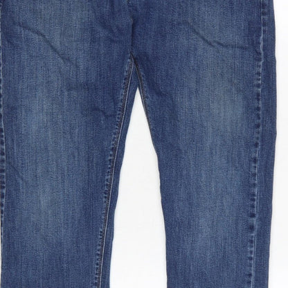 Marks and Spencer Men’s Blue 32/31 Slim Fit Tapered Jeans