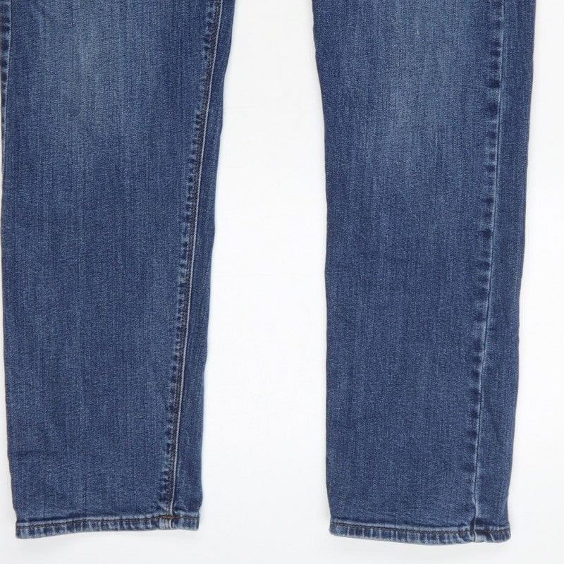 Marks and Spencer Men’s Blue 32/31 Slim Fit Tapered Jeans