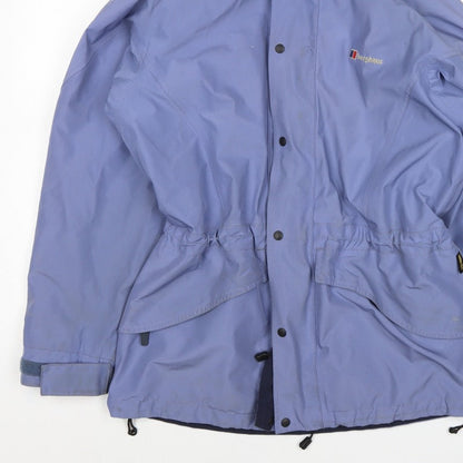 Berghaus Women's Blue UK 14 Gore-Tex Hooded Waterproof Parka Jacket