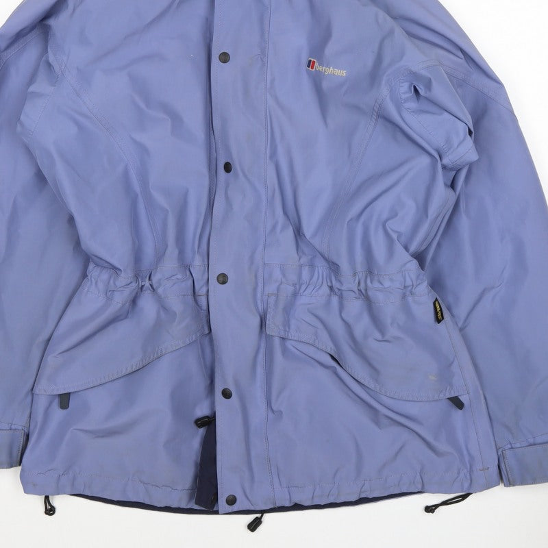 Berghaus Women's Blue UK 14 Gore-Tex Hooded Waterproof Parka Jacket