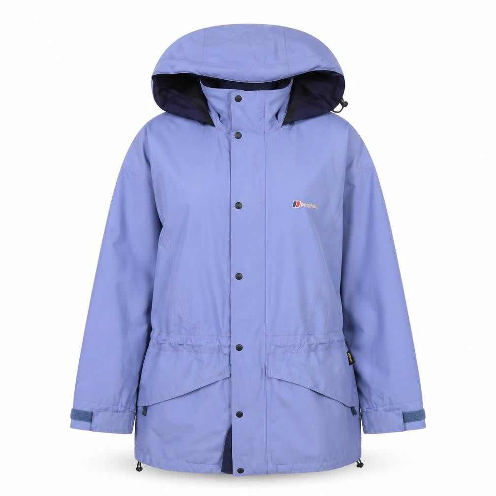Berghaus Women's Blue UK 14 Gore-Tex Hooded Waterproof Parka Jacket