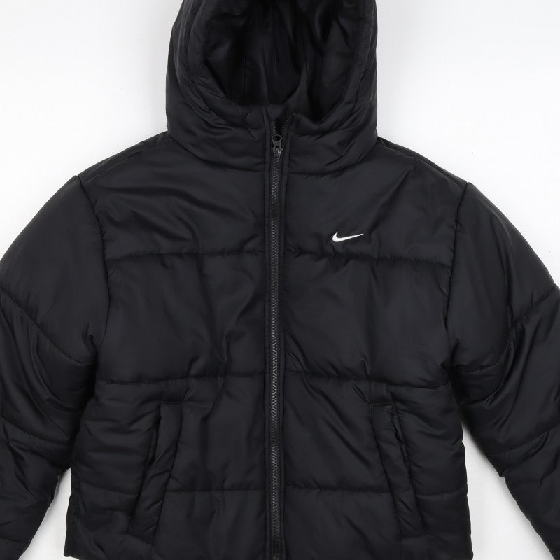 Nike Women Black XS Therma-FIT Hooded Puffer Jacket Quilted Insulated
