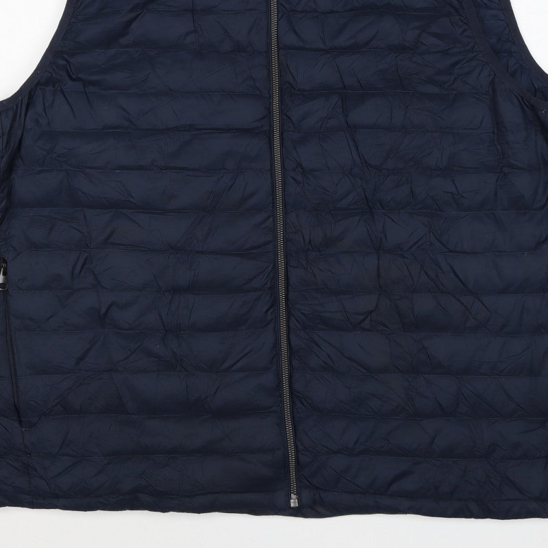 Marks & Spencer Men’s Navy 3XL Puffer Quilted Full Zip Bodywarmer