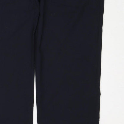 Marks & Spencer Women’s Blue 36 Regular Fit Straight Dress Trousers