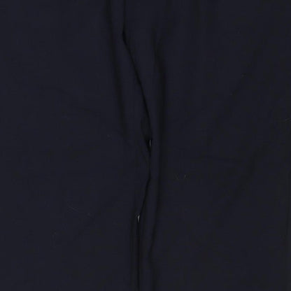 Marks & Spencer Women’s Blue 36 Regular Fit Straight Dress Trousers