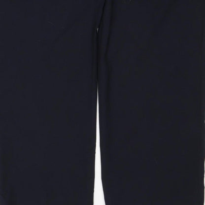 Marks & Spencer Women’s Blue 36 Regular Fit Straight Dress Trousers