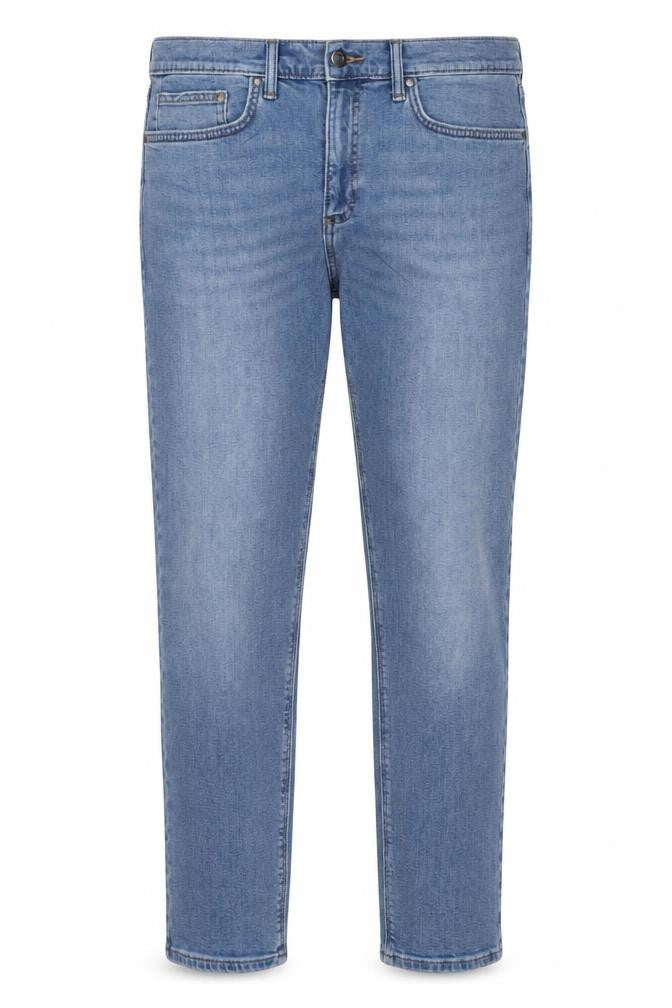M&S Men’s Blue 34W 29L Slim Fit Light Wash Stretch Jeans