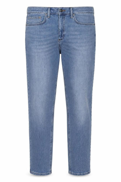 M&S Men’s Blue 34W 29L Slim Fit Light Wash Stretch Jeans