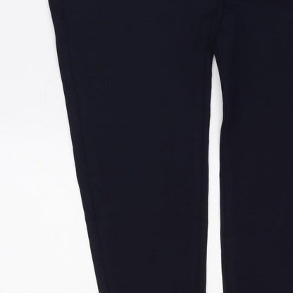 Marks & Spencer Women’s Blue Size 18 Regular Stretch Trousers 31in