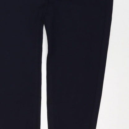 Marks & Spencer Women’s Blue Size 18 Regular Stretch Trousers 31in