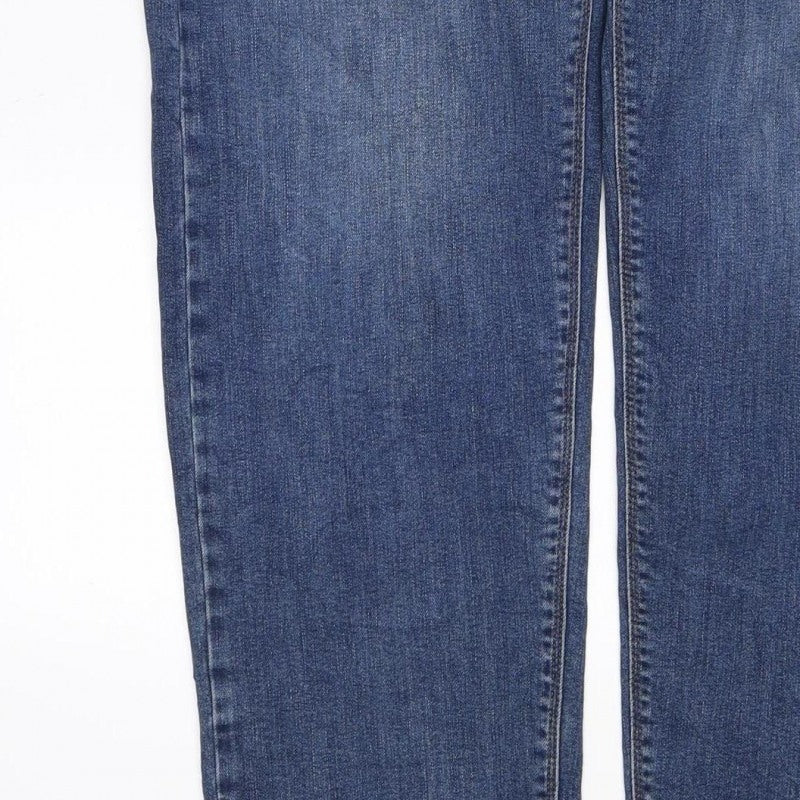 Marks and Spencer Men’s Blue 34/31 Straight Fit Stretch Jeans