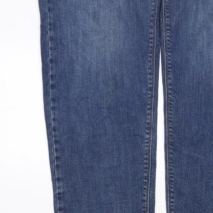 Marks and Spencer Men’s Blue 34/31 Straight Fit Stretch Jeans