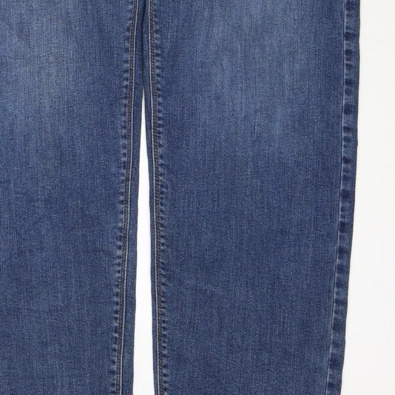 Marks and Spencer Men’s Blue 34/31 Straight Fit Stretch Jeans