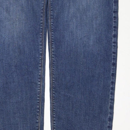 Marks and Spencer Men’s Blue 34/31 Straight Fit Stretch Jeans