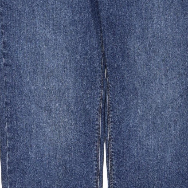 Marks and Spencer Men’s Blue 34/31 Straight Fit Stretch Jeans
