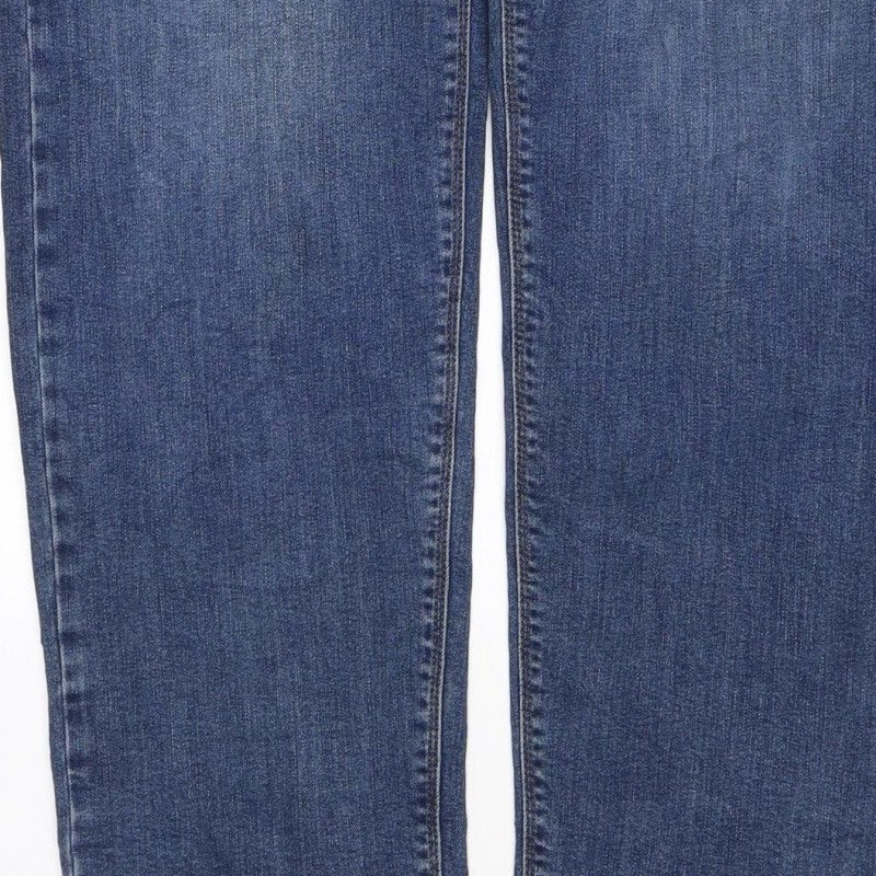 Marks and Spencer Men’s Blue 34/31 Straight Fit Stretch Jeans