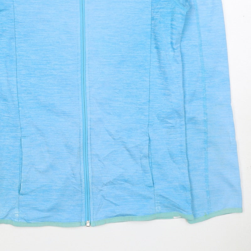 Columbia Women’s Blue L Full Zip High Neck Lightweight Sweatshirt