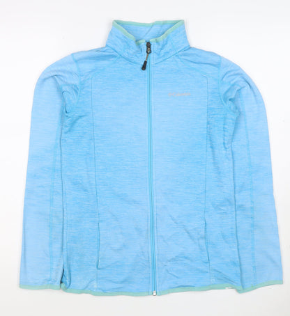 Columbia Women’s Blue L Full Zip High Neck Lightweight Sweatshirt