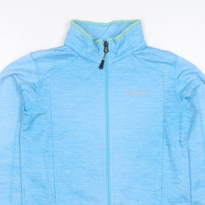 Columbia Women’s Blue L Full Zip High Neck Lightweight Sweatshirt