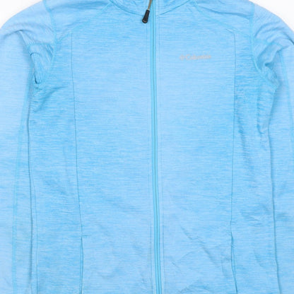 Columbia Women’s Blue L Full Zip High Neck Lightweight Sweatshirt