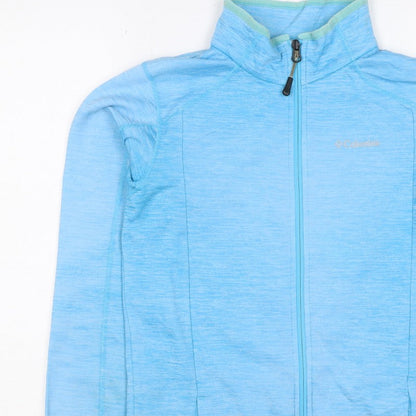 Columbia Women’s Blue L Full Zip High Neck Lightweight Sweatshirt