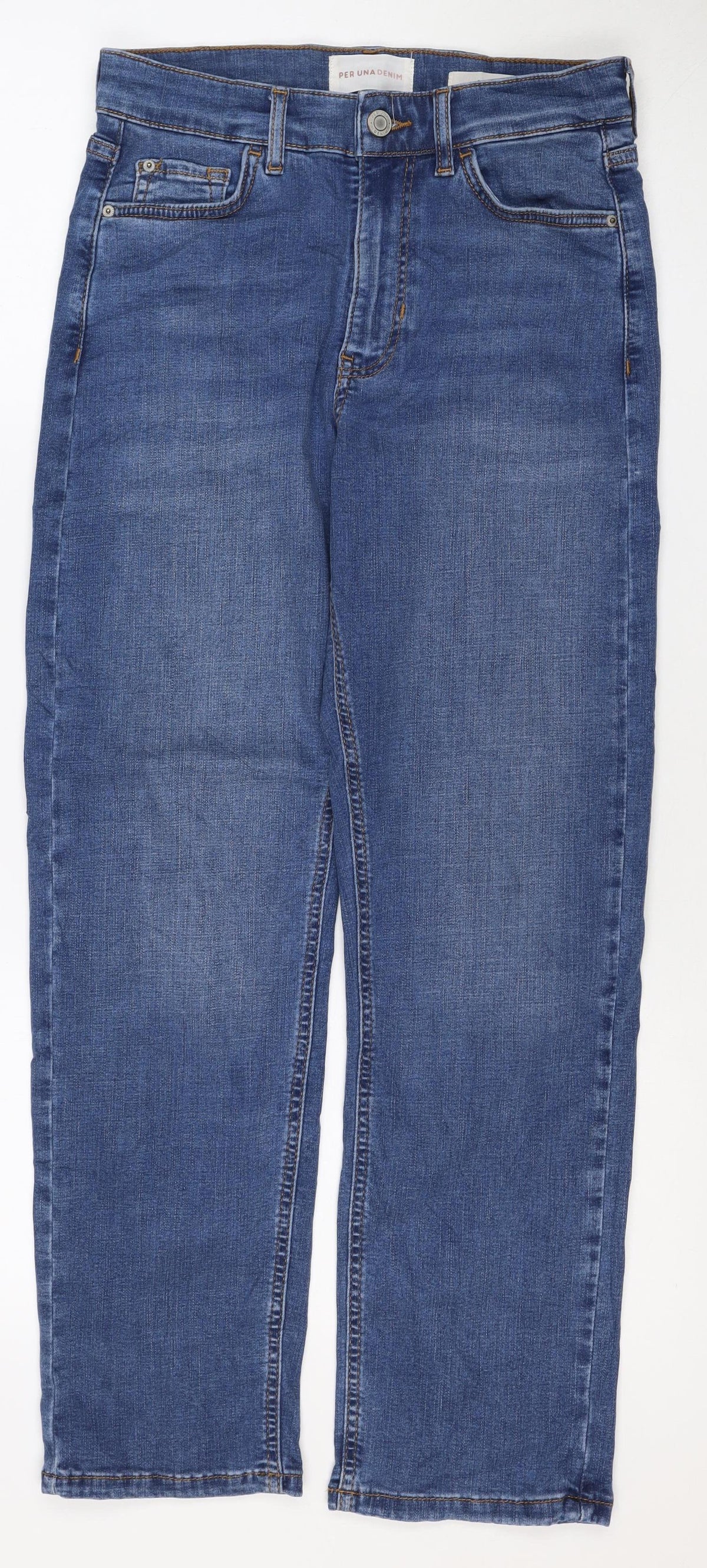 Per Una Marks & Spencer Women’s Blue Size 8 Slim Straight Jeans